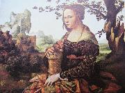 Jan van Scorel Maria Magdalena oil